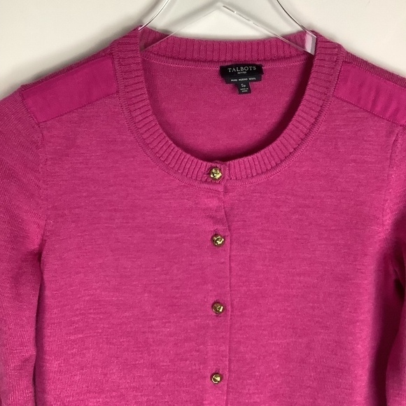 Talbots 100% Merino Wool Cardigan - Picture 3 of 9
